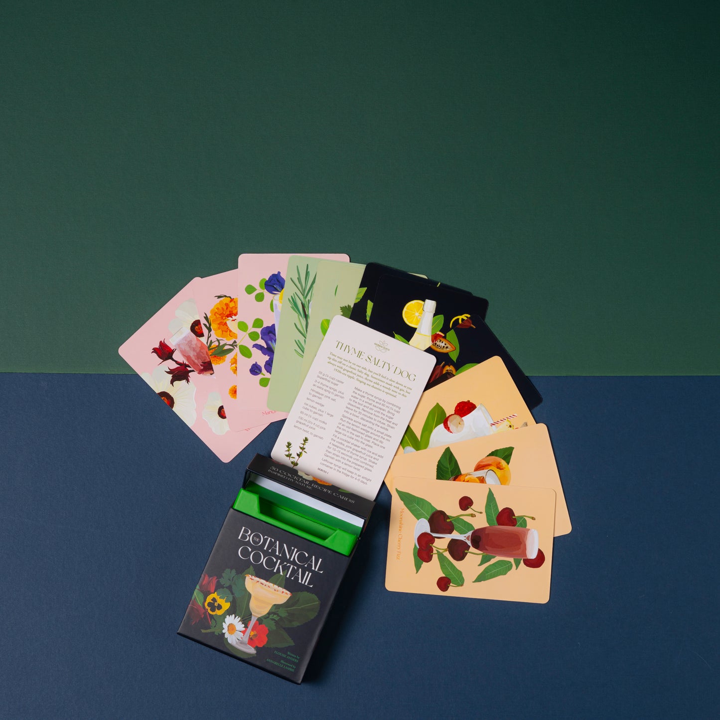 Botanical Cocktail Deck Cards