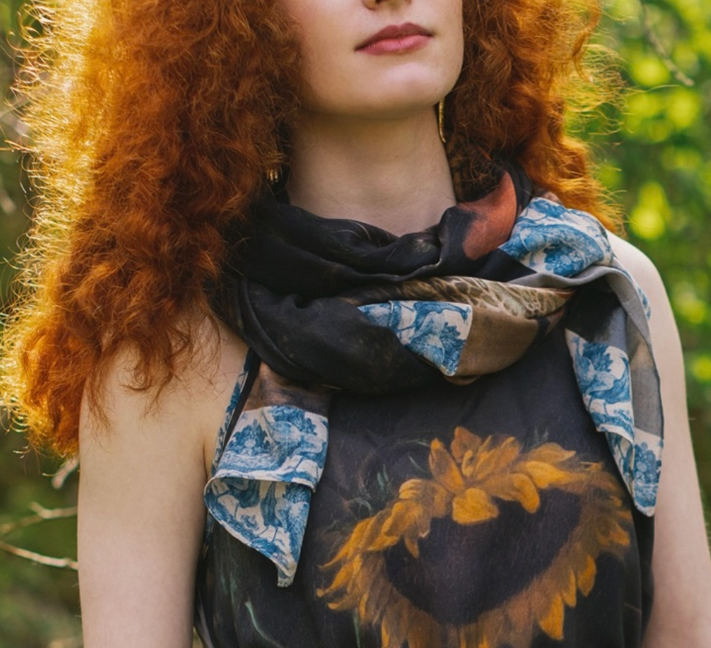 Peacock Beauty Scarf