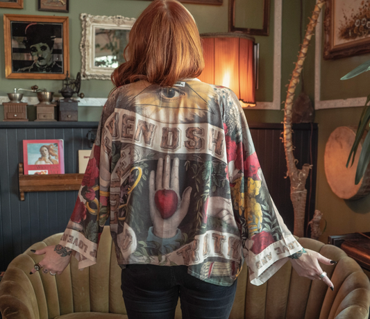 Friends, Love & Truth Cropped Kimono