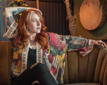 Friends, Love & Truth Cropped Kimono