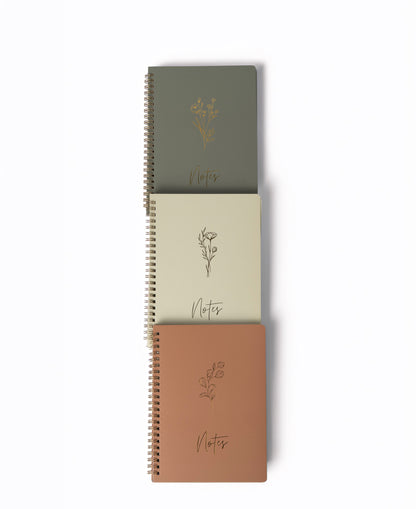 Golden Lines Notebook Set