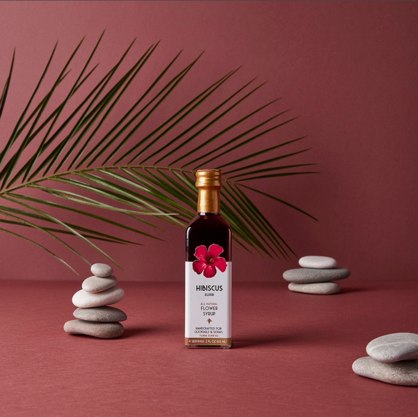 Hibiscus Elixir: All Natural Cocktail & Soda Syrup.