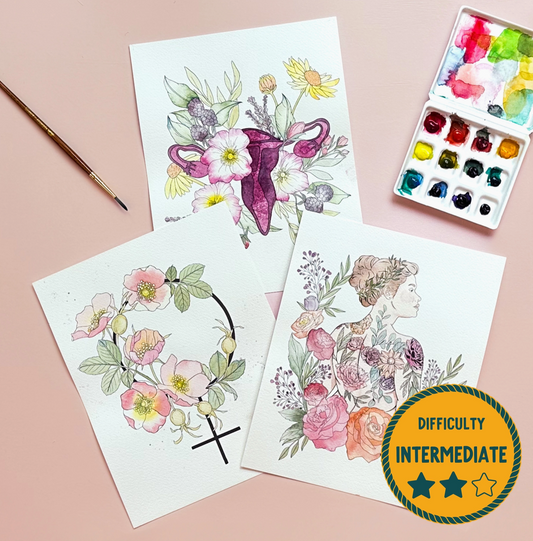 La Femme Watercolor Painting Kit