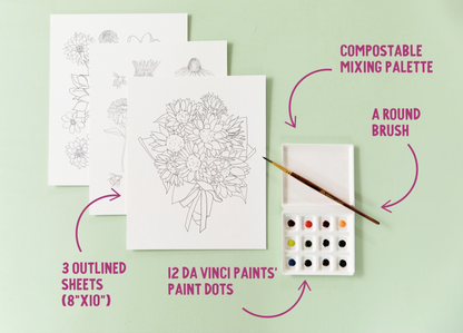 La Femme Watercolor Painting Kit