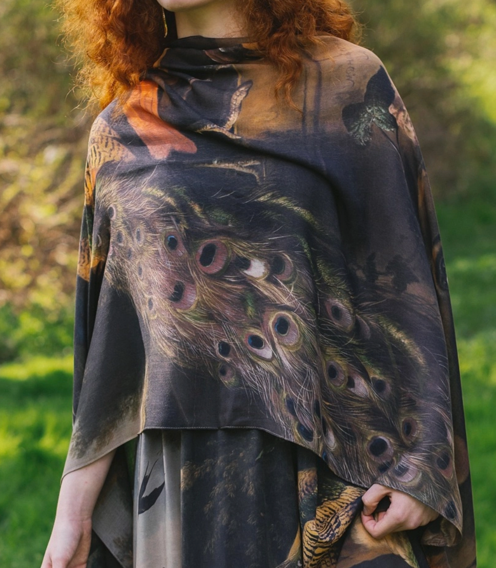 Peacock Beauty Scarf