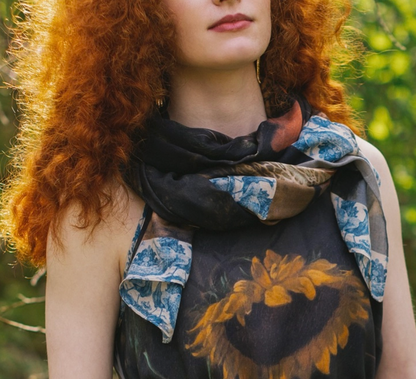 Peacock Beauty Scarf