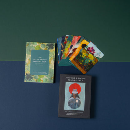 Wild and Sacred Feminine Deck: A 52 Card Oracle And Guidebook