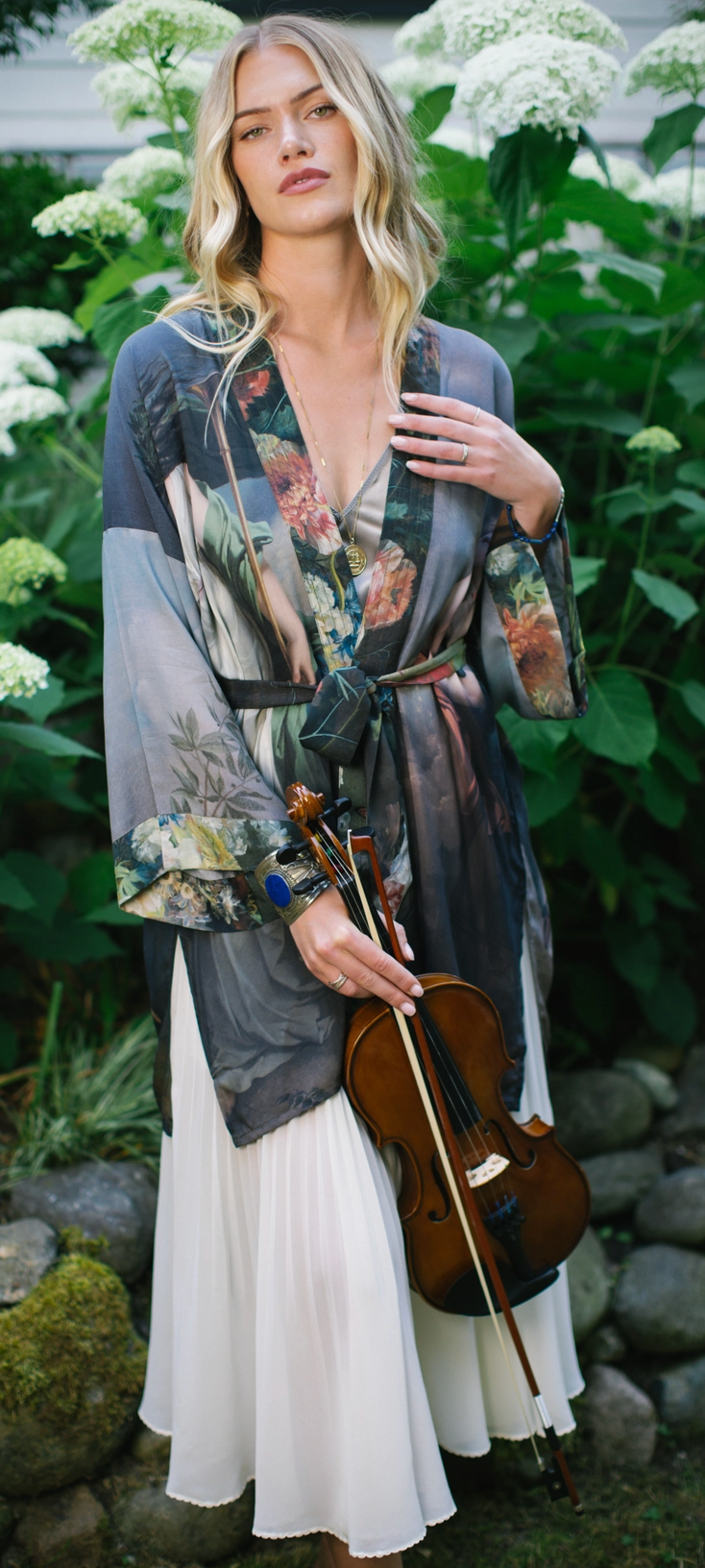 The Muse Reverie Mid-Length Kimono