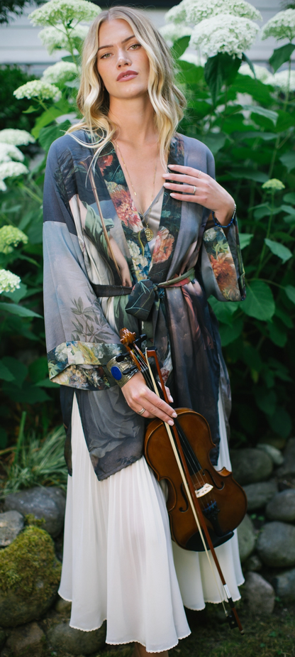 The Muse Reverie Mid-Length Kimono